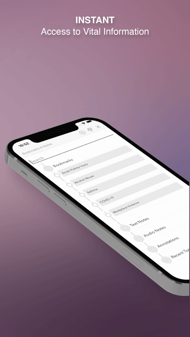 NurseThink® NoteBook Screenshots