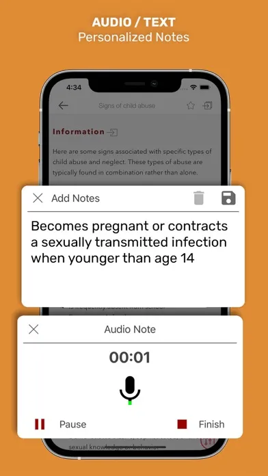 Captures d'écran de Pediatric Facts Made Quick