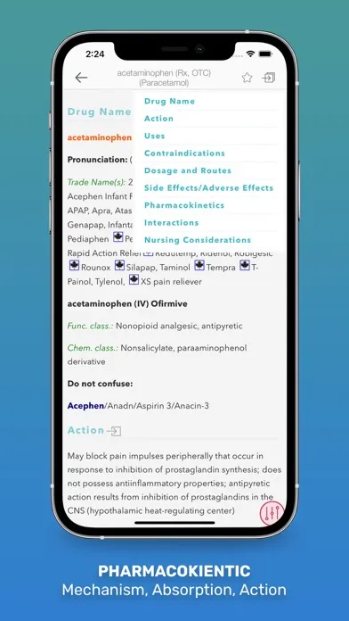 Mosby’s Nursing Drug Reference スクリーンショット