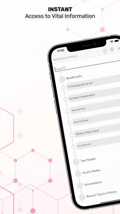 Skyscape Lab Values Mobile App سکرین شاٹس