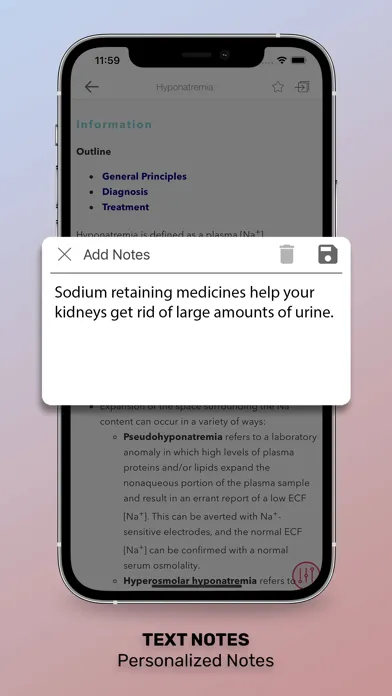 ภาพหน้าจอของ Washington Manual Medical Ther