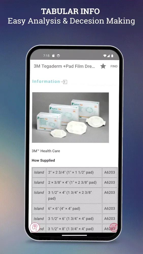 Product Guide Skin Wound Care Screenshots