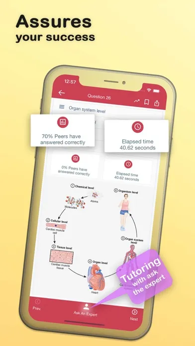 Capturas de pantalla de Anatomy Physiology Flash Cards