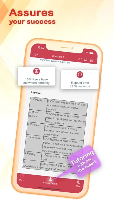 Ảnh chụp màn hình của PASS CCRN®!