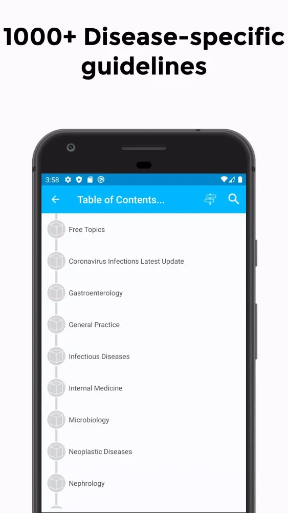 Capturas de pantalla de Evidenced Based Medicine Guide
