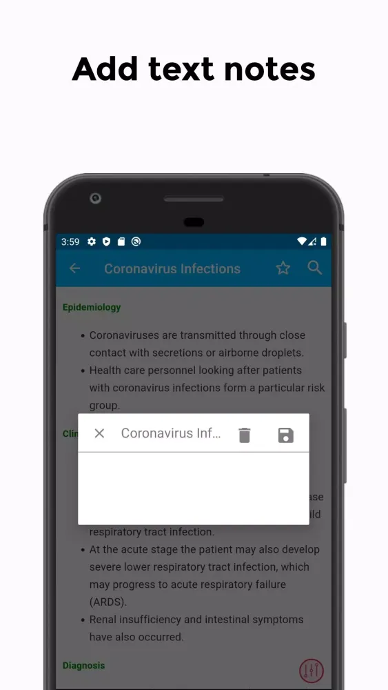Capturas de pantalla de Evidenced Based Medicine Guide