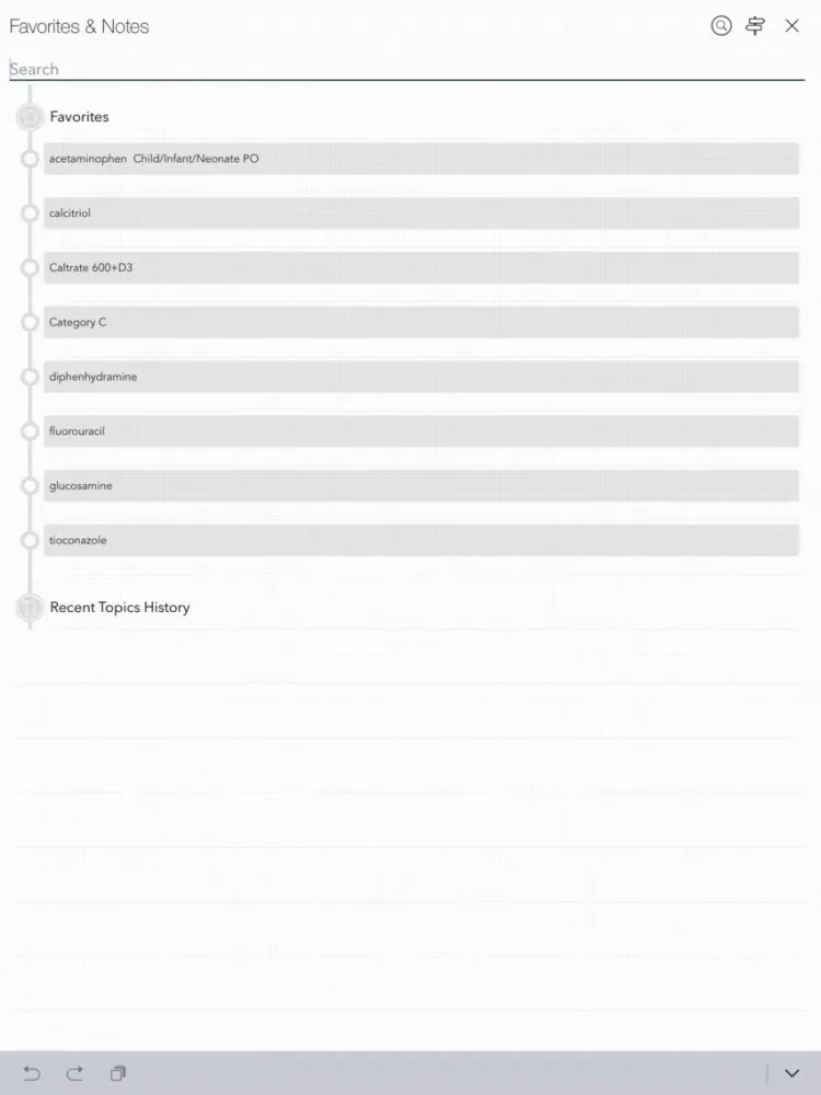 ภาพหน้าจอของ Davis’s Canadian Drug Guide iPad 