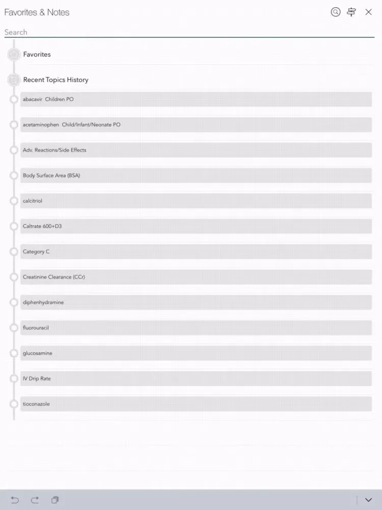ภาพหน้าจอของ Davis’s Canadian Drug Guide iPad 