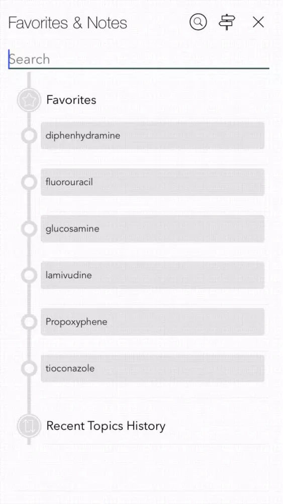 ภาพหน้าจอของ Davis’s Canadian Drug Guide