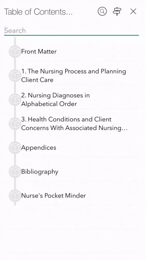 Zrzuty ekranu Nurse's Pocket Guide Diagnoses