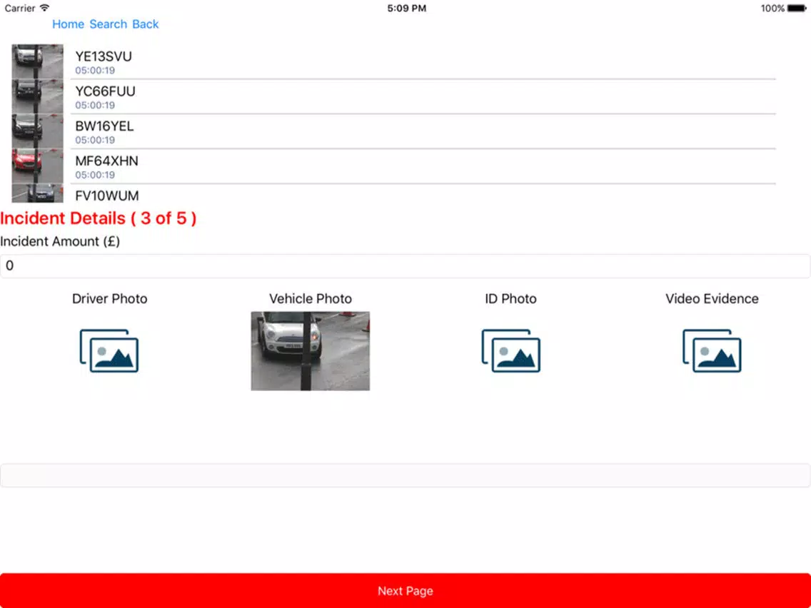 ANPR Eyes iPad  Screenshots