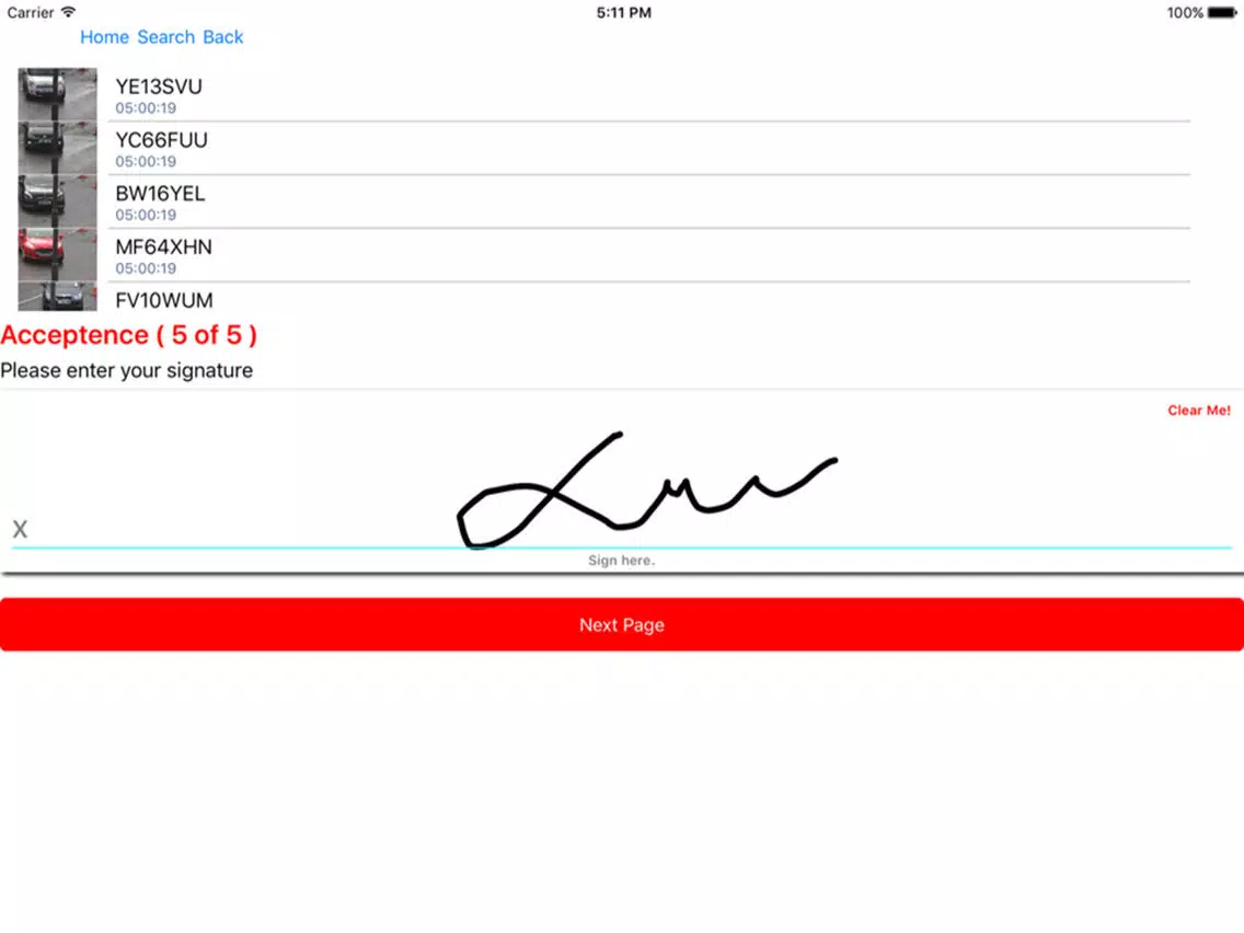 ANPR Eyes iPad  Screenshots
