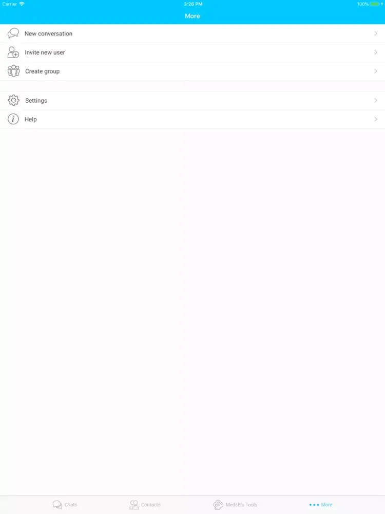صور MedsBla - Medical Messenger iPad 