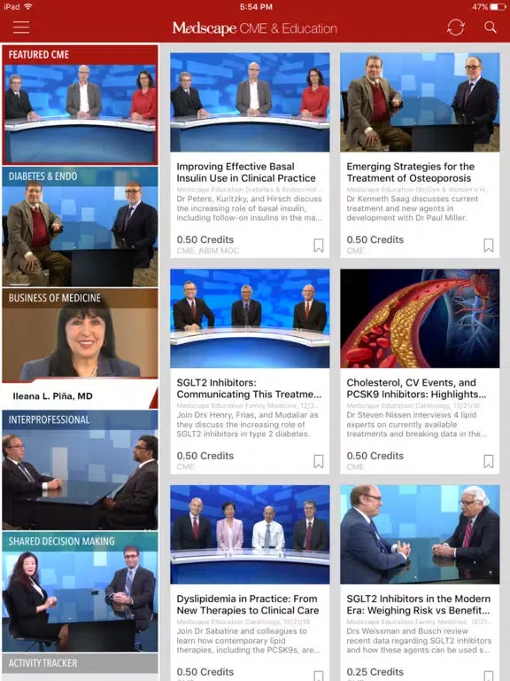 تصاویر Medscape CME & Education iPad 