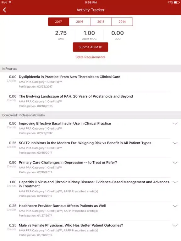 تصاویر Medscape CME & Education iPad 