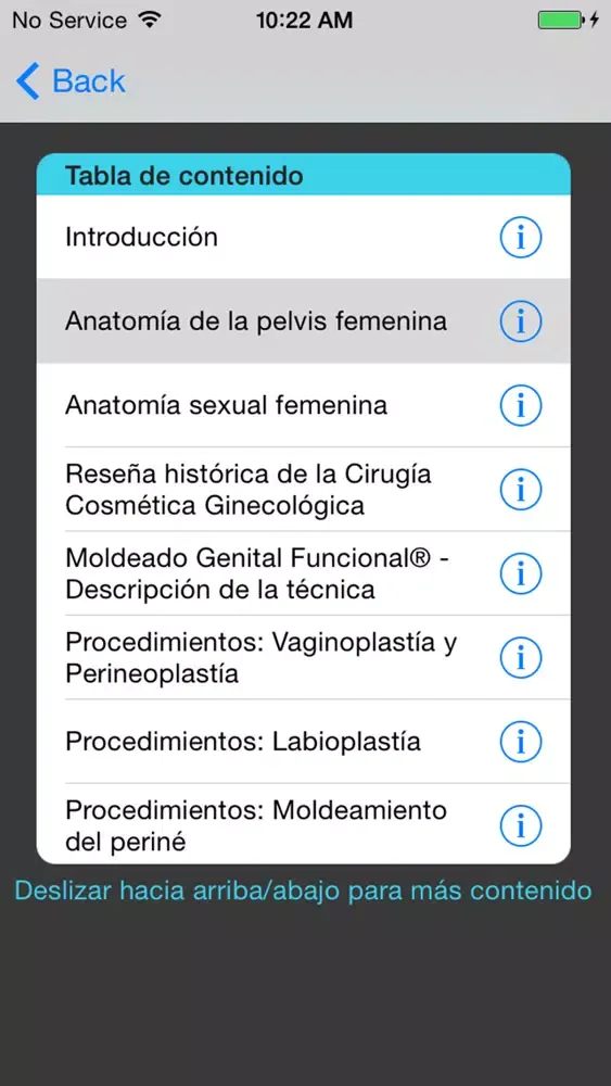 Capturas de pantalla de Cosmética Ginecológica