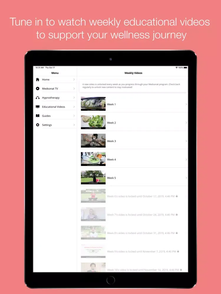 صور Medsonat Personalised Program iPad 