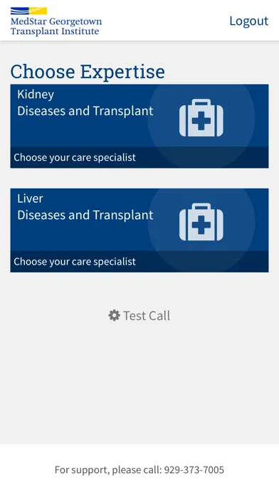 Скриншоты MedStar Transplant Link