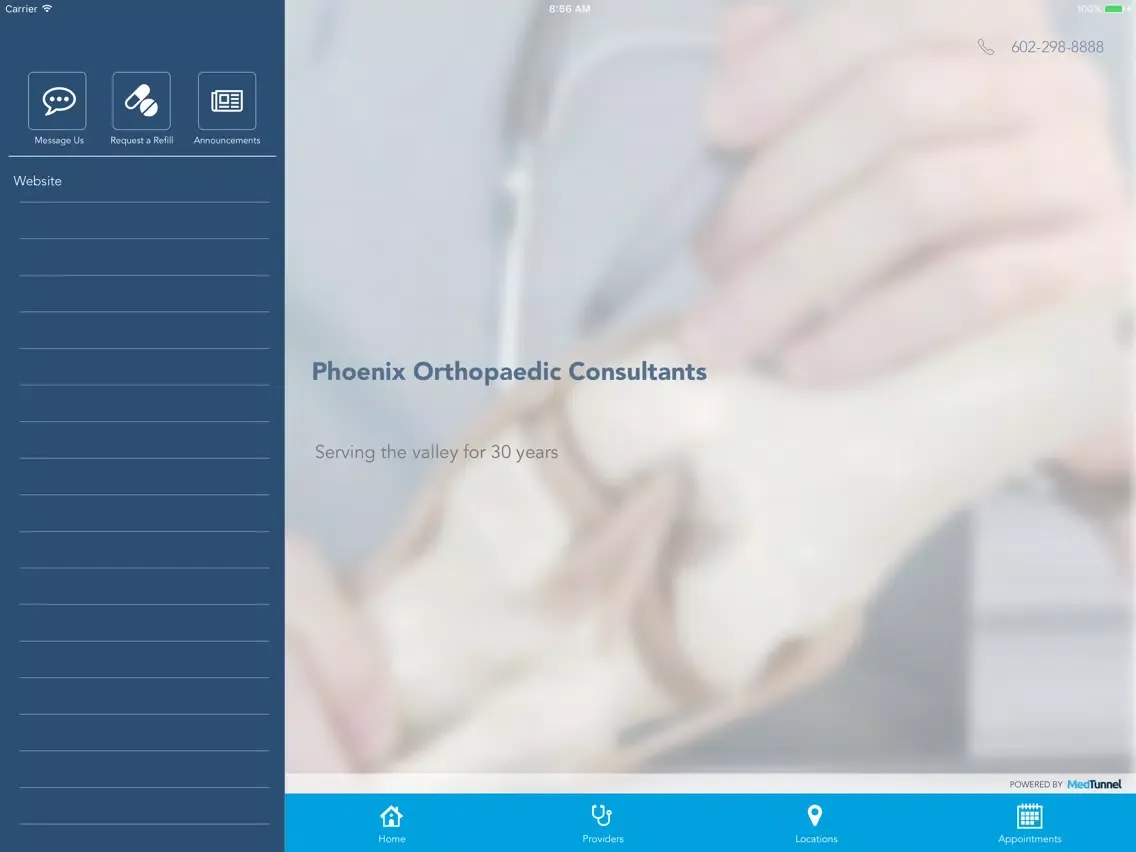 Phoenix Orthopaedics iPad  Ekran Görüntüleri
