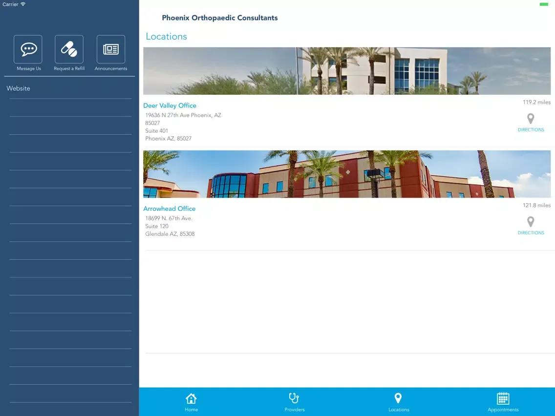 Phoenix Orthopaedics iPad  Ekran Görüntüleri