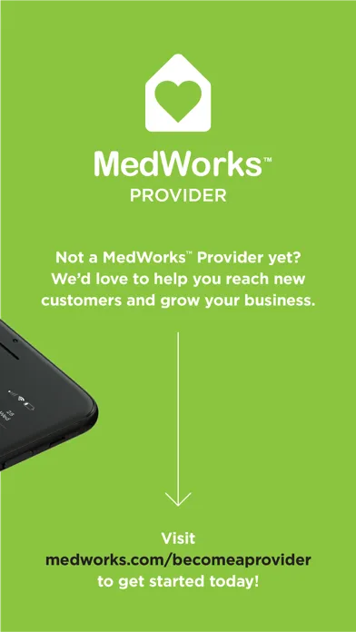 ภาพหน้าจอของ MedWorks Provider