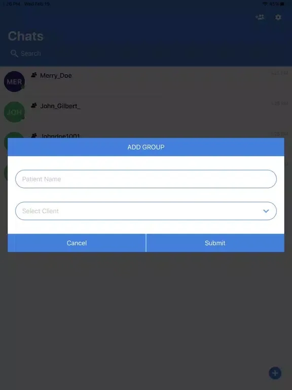 MedX Chat iPad  স্ক্রিনশট