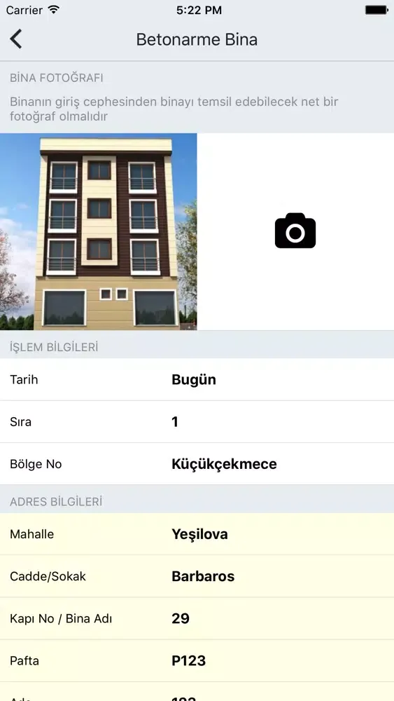 ภาพหน้าจอของ Perform - Betonarme Yığma Bina