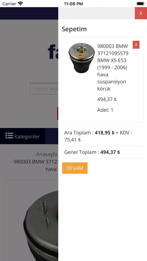 Tangkapan layar Fabio