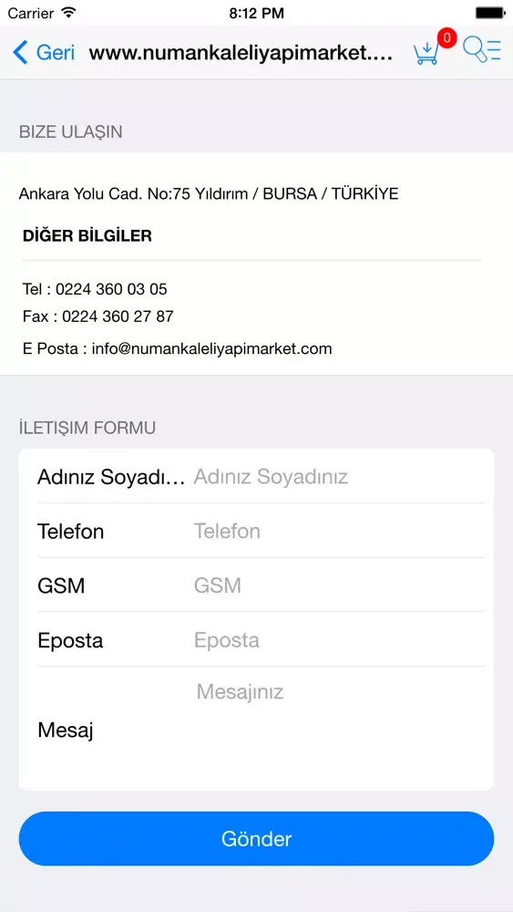 Zrzuty ekranu Numan Kaleli
