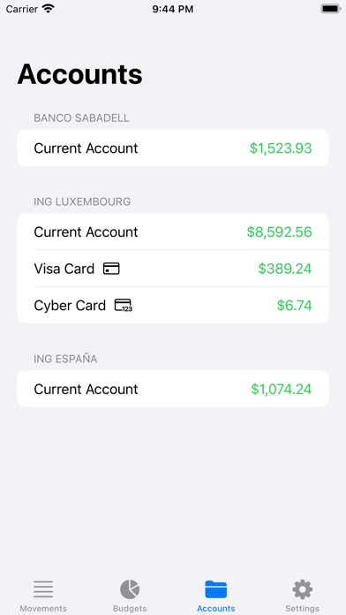 ภาพหน้าจอของ Budgets - Personal Finances