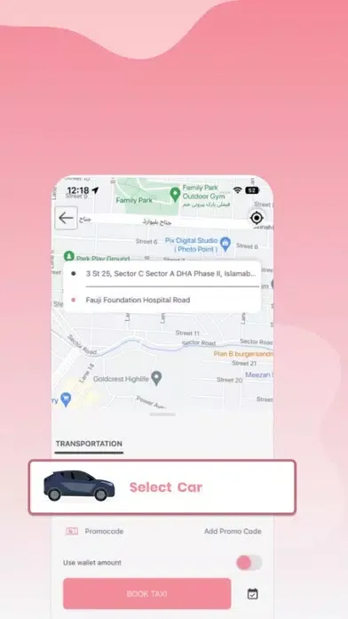 RideSafe Passenger Screenshots