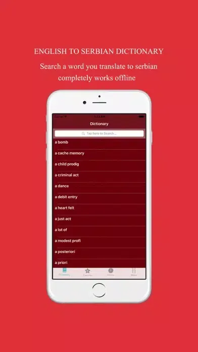 English to Serbian Dictionary: Free & Offline 스크린샷