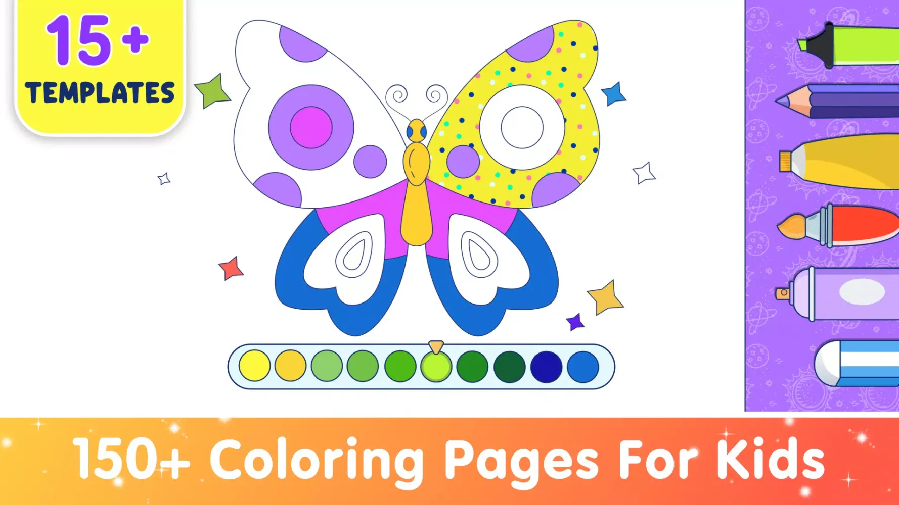 Coloring & Drawing Kids Games应用截图