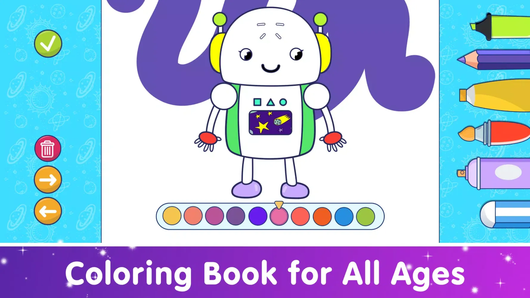 Coloring & Drawing Kids Games应用截图