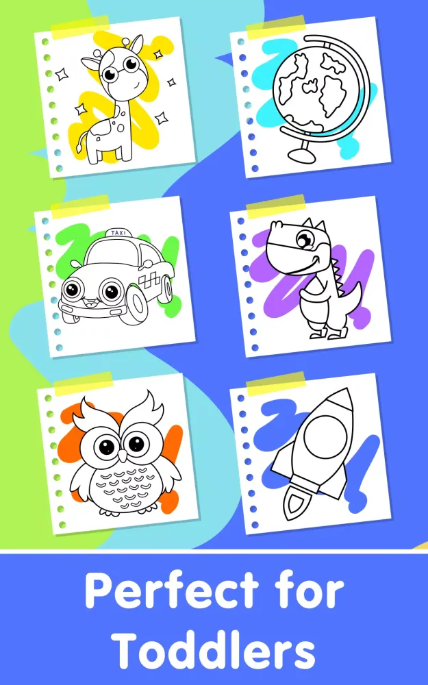 Coloring & Drawing Kids Games应用截图