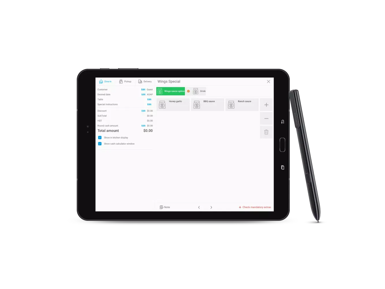 Meemup point of sale Screenshots