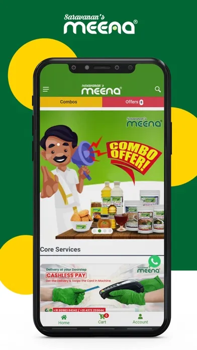 Tangkapan skrin Meena Stores - India