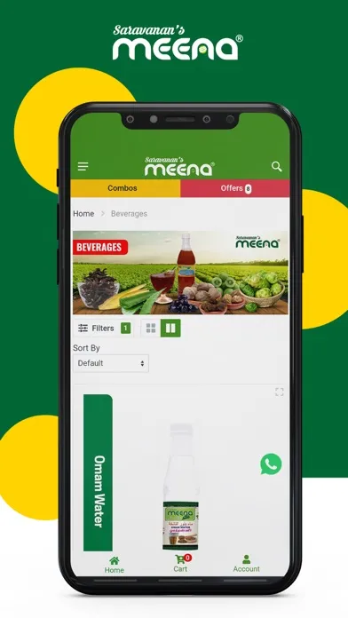 Tangkapan skrin Meena Stores - India