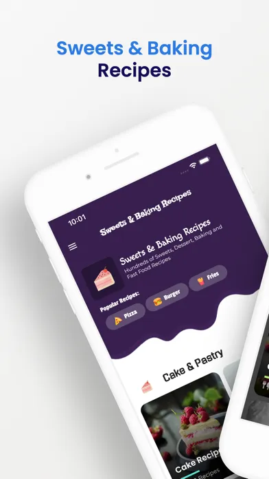 Sweet & Baking Recipes Offline Screenshots