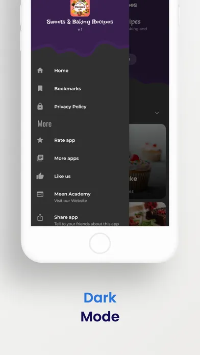 Sweet & Baking Recipes Offline Screenshots