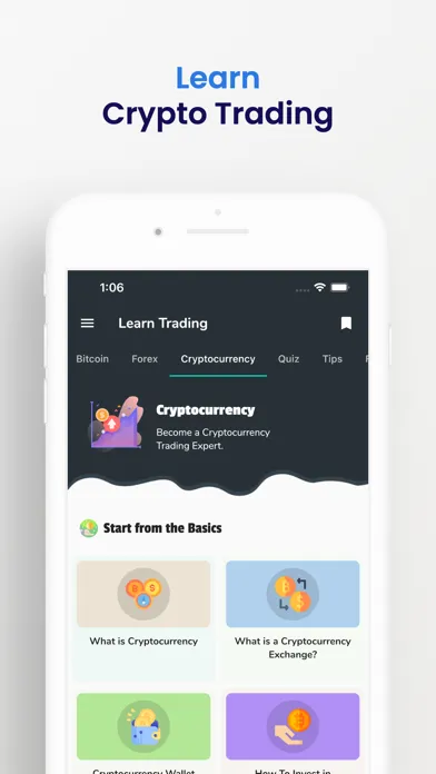 Capturas de tela do Learn Bitcoin & Forex Trading