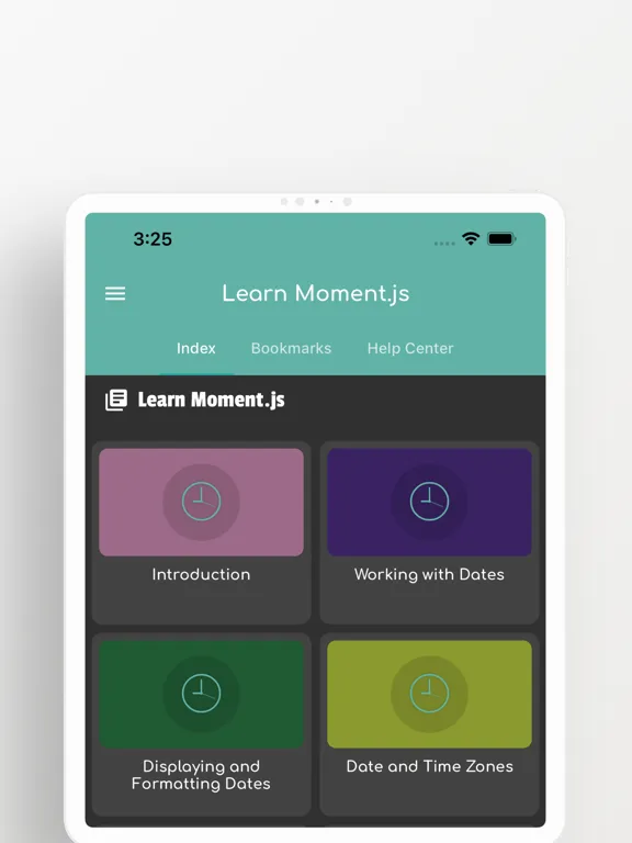 Learn Moment.js Offline [PRO] iPad  स्क्रीनशॉट