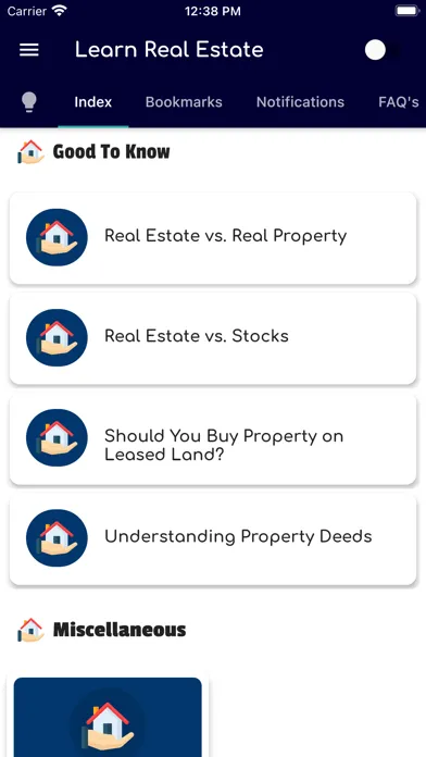 Real Estate Investing Guide Screenshots