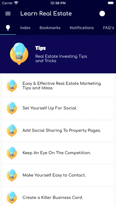 Real Estate Investing Guide Screenshots