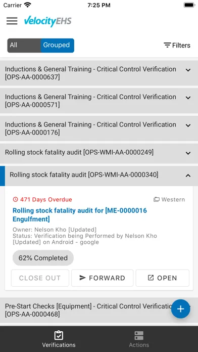 Ảnh chụp màn hình của Risk Management