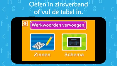 Oefenen met werkwoorden سکرین شاٹس