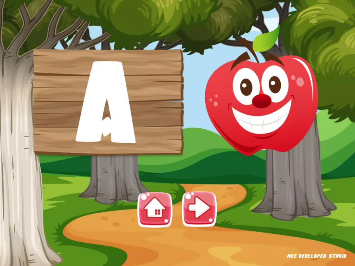 ภาพหน้าจอของ ABC Learning English Alphabet iPad 