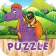 Caveman & Dinosaur Puzzle Quiz Caveman & Dinosaur Puzzle Quiz