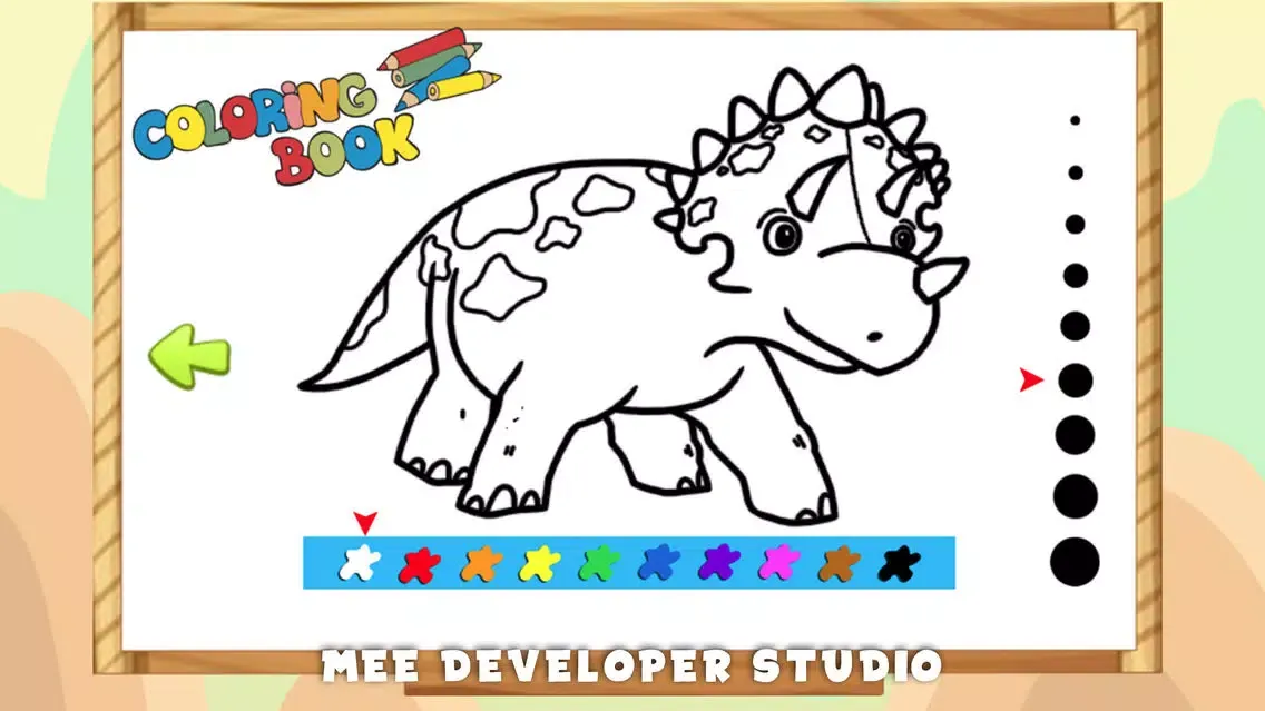 Capturas de pantalla de Dino World Dinosaur Coloring
