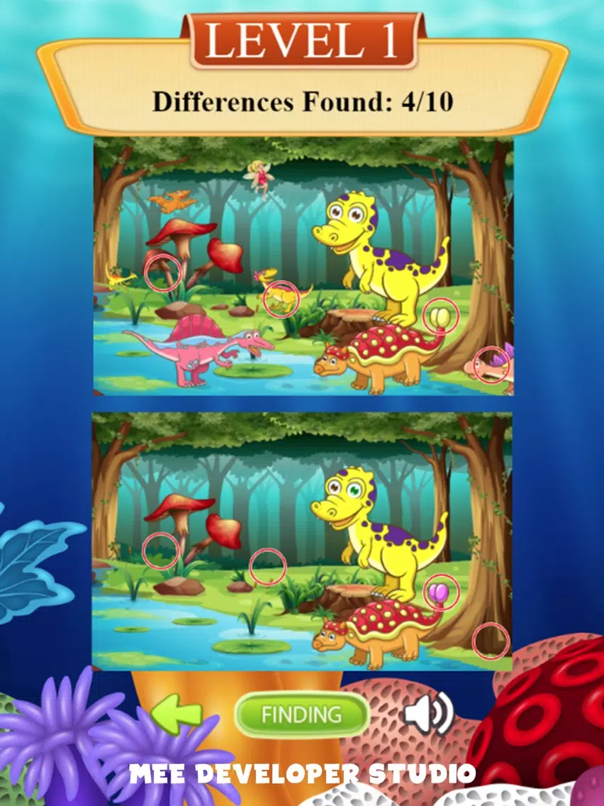 ภาพหน้าจอของ Dino Puzzle Hidden Dinosaur iPad 